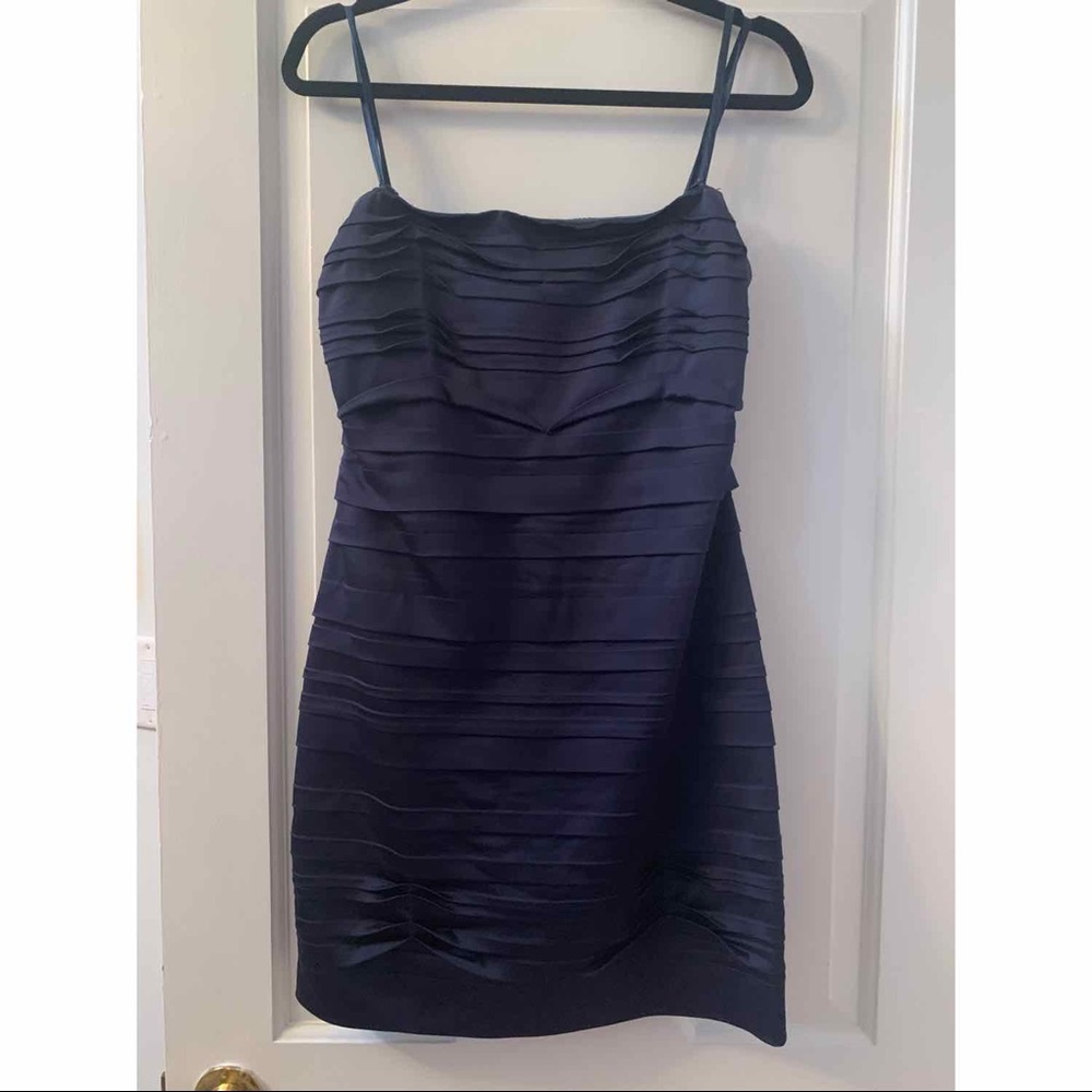 Strapless BCBG Structured Tube Dress